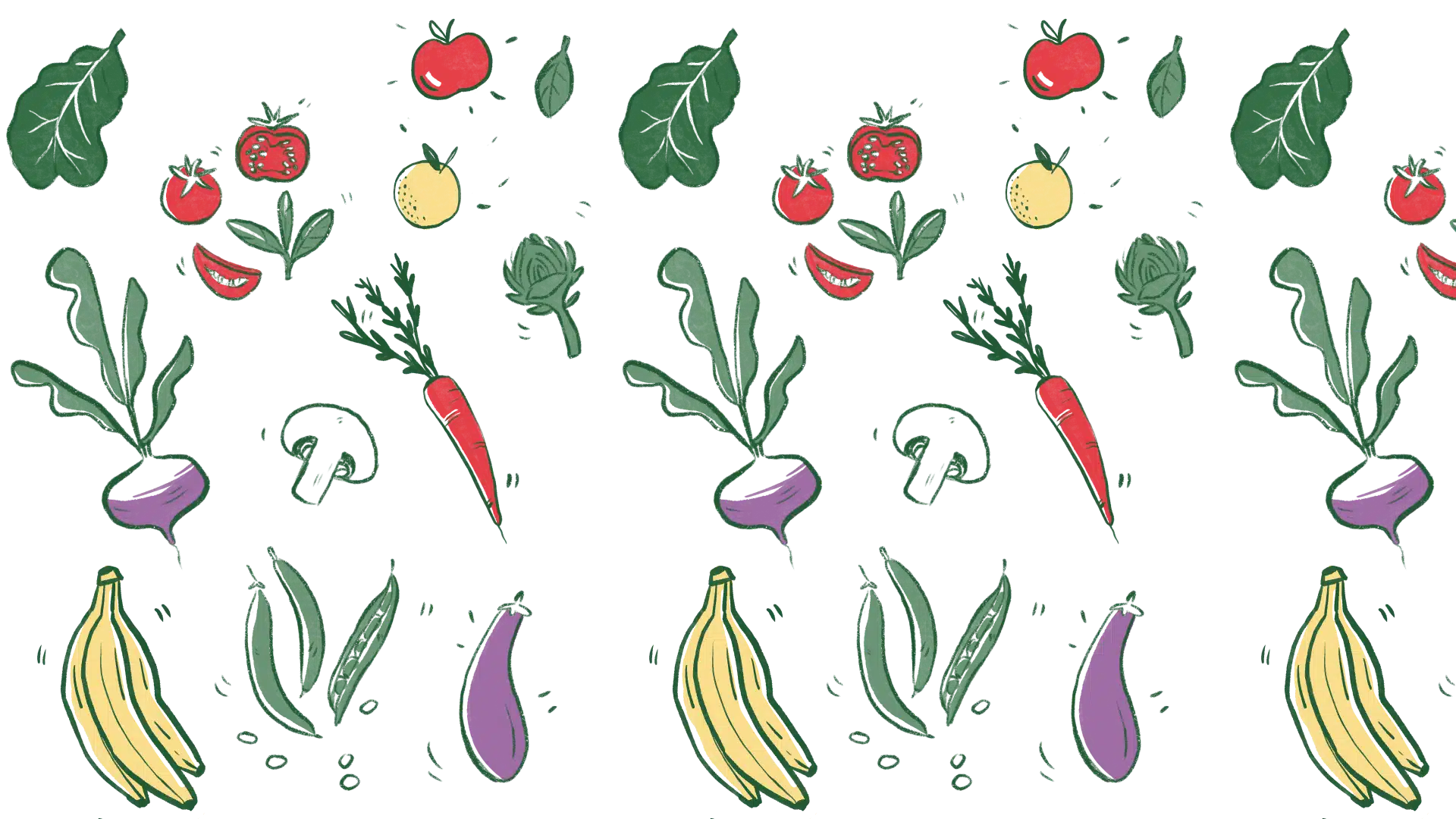 Billie Co Illustrations Fruits Légumes
