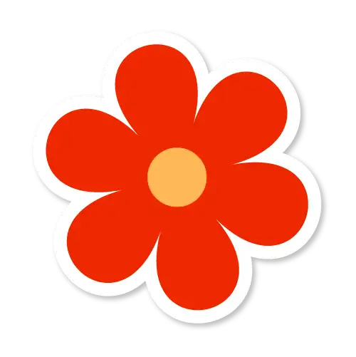 Sticker fleur